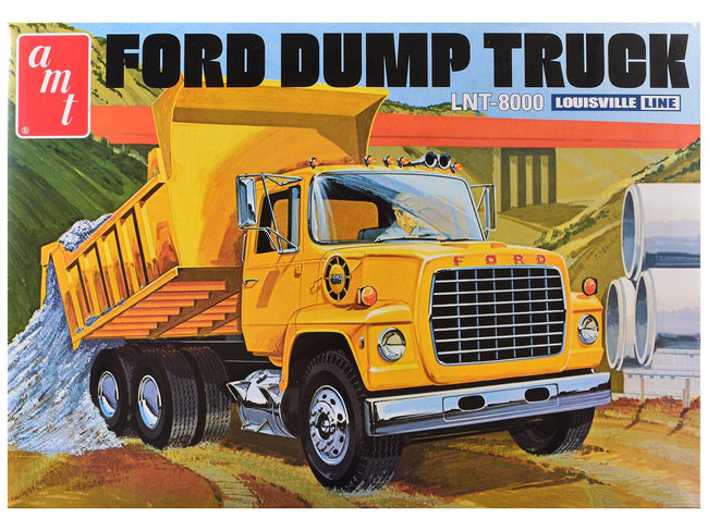 AMT Ford LNT-8000 Louisville Dump Truck 1:25 Scale Model Kit - Skill Level 3-AMT-ModelCars.com