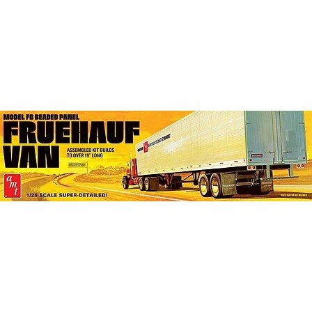 AMT Fruehauf 40' Beaded Panel Trailer Scale Model - AMT - ModelCars.com