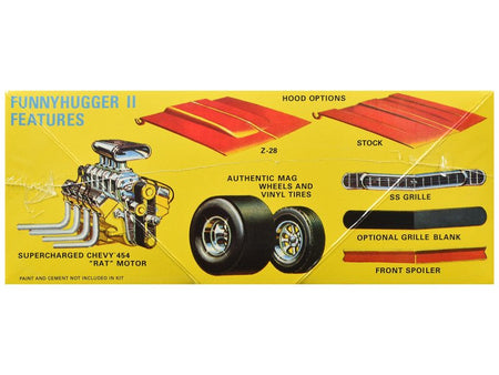 AMT Funny Hugger II Chevy Camaro Funny Car 1:25 Scale Model Kit - Skill Level 2-AMT-ModelCars.com