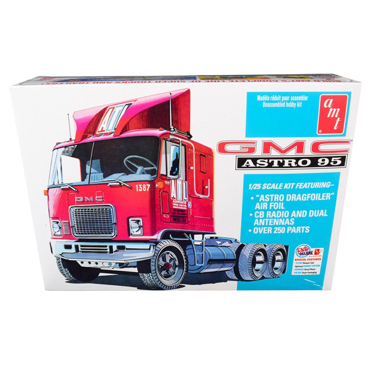AMT GMC Astro 95 Semi Tractor 1/25 Scale-AMT-ModelCars.com