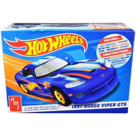 AMT Hot Wheels 1997 Dodge Viper GTS Snap 1/25 Scale Model Kit - AMT - ModelCars.com