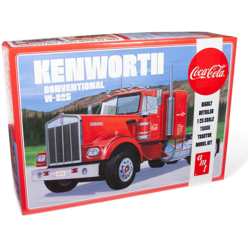 AMT Kenworth 925 Tractor Coca - Cola 1/25 Scale Model Kit - AMT - ModelCars.com