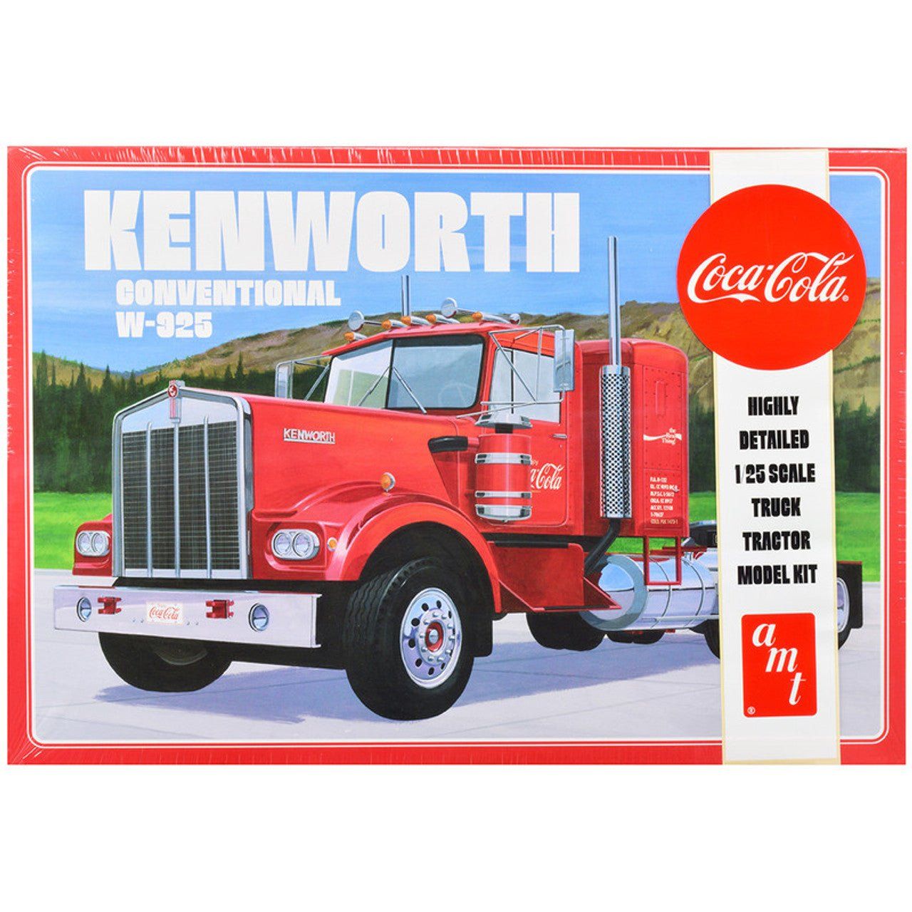 AMT Kenworth 925 Tractor Coca - Cola 1/25 Scale Model Kit - AMT - ModelCars.com