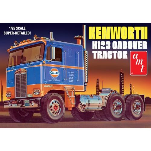 AMT Kenworth K - 123 Cabover “Gulf” 1/25 Model - AMT - ModelCars.com
