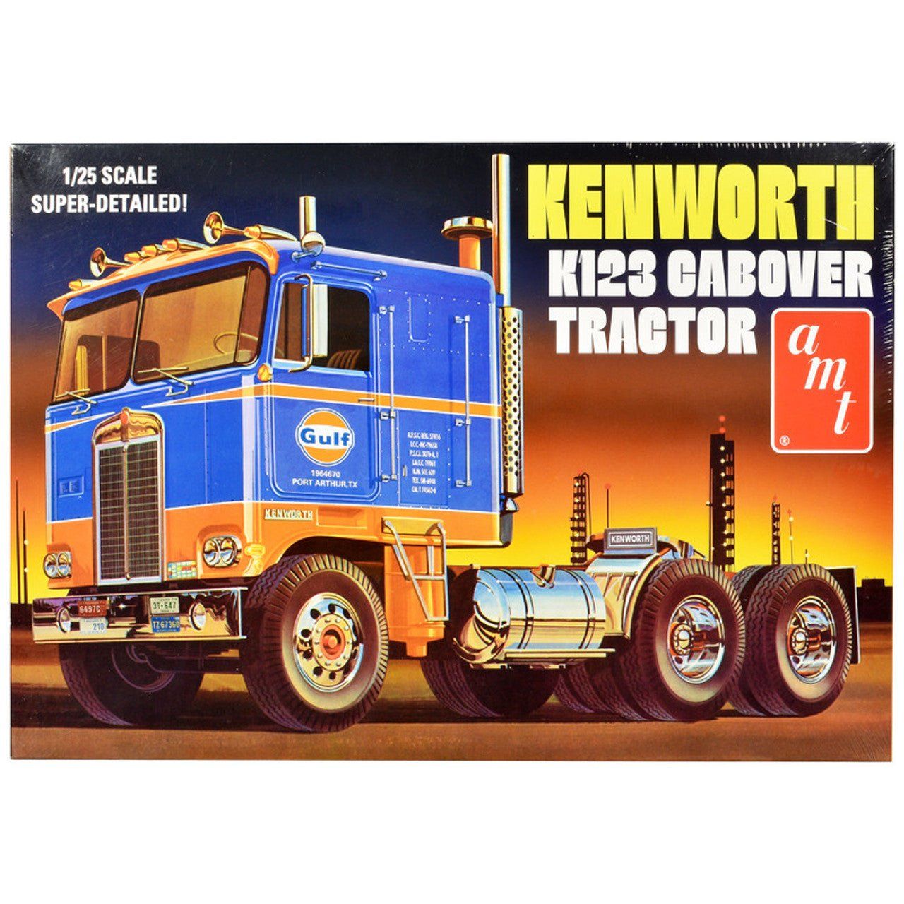 AMT Kenworth K - 123 Cabover “Gulf” 1/25 Model - AMT - ModelCars.com