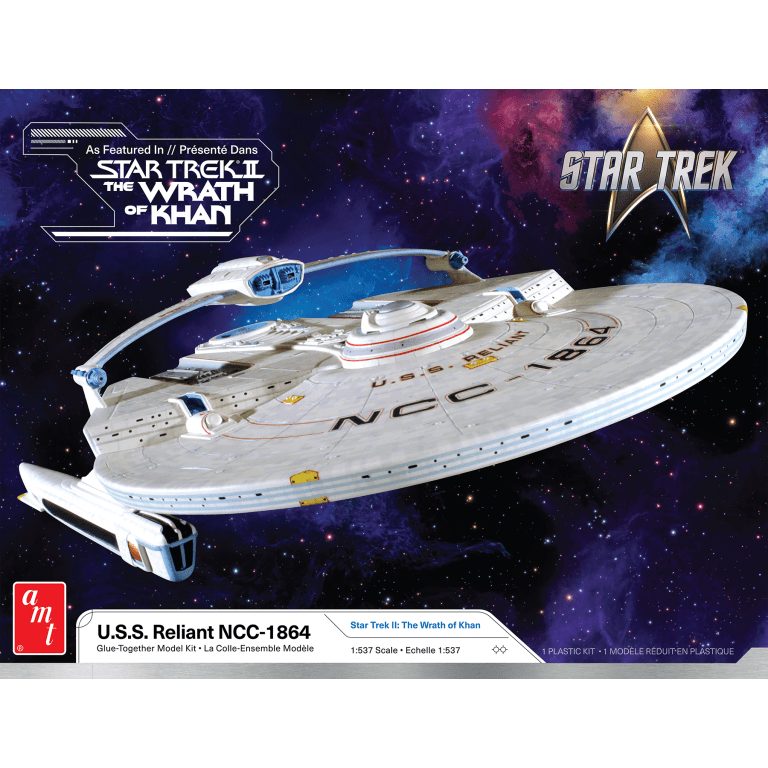 AMT Star Trek II: The Wrath of Khan U.S.S Reliant 1:537 Scale Model Kit - AMT - ModelCars.com