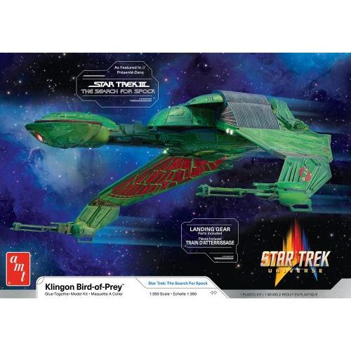 AMT STAR TREK KLINGON BIRD OF PREY 1:350 SCALE MODEL KIT - AMT - ModelCars.com