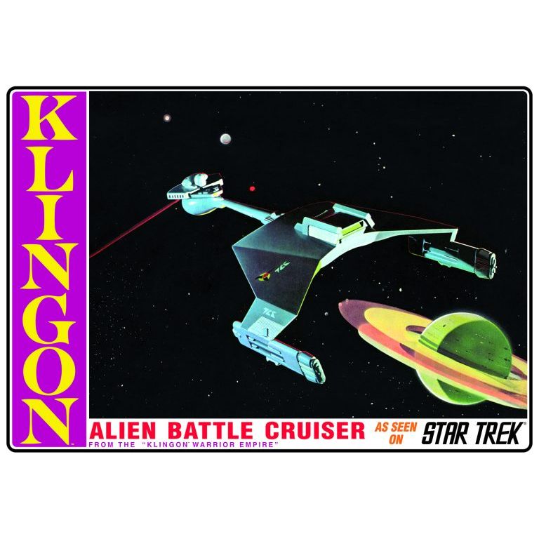 AMT Star Trek: The Original Series Klingon Battle Cruiser 1:650 Scale Model Kit - AMT - ModelCars.com