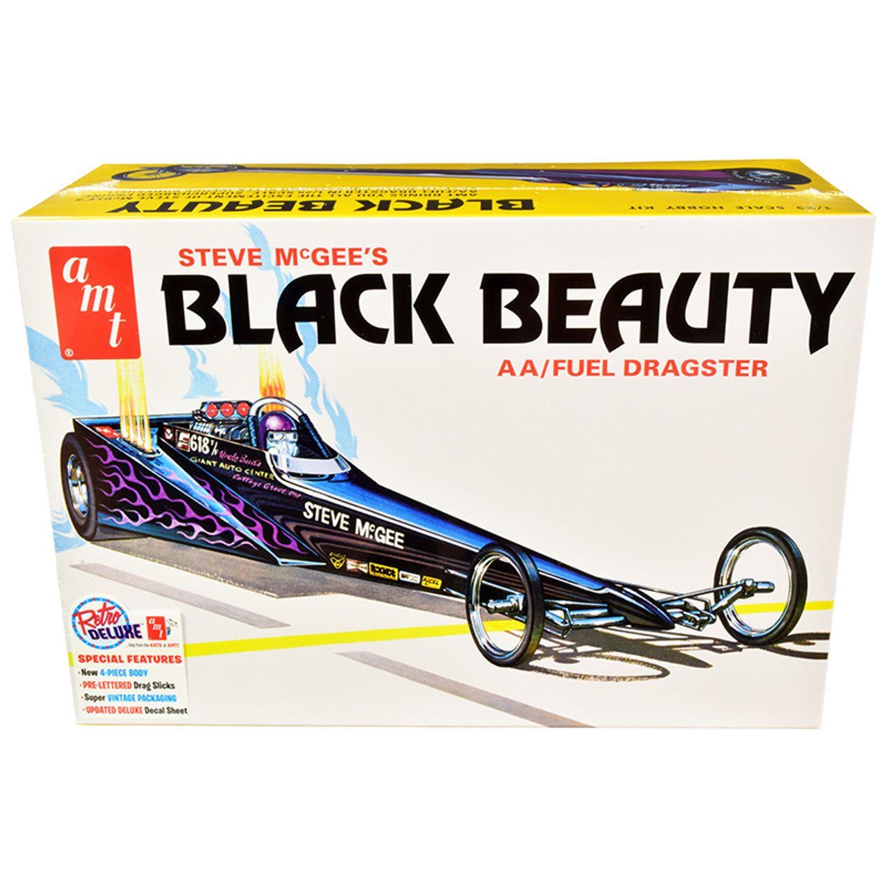 AMT Steve McGee Black Beauty Wedge Dragster 1/25 Scale - AMT - ModelCars.com