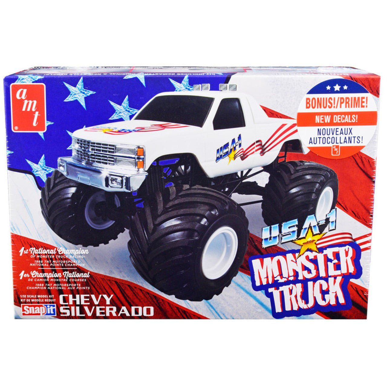 AMT USA - 1 Monster Truck SNAP 1:32 Scale Model Kit - AMT - ModelCars.com