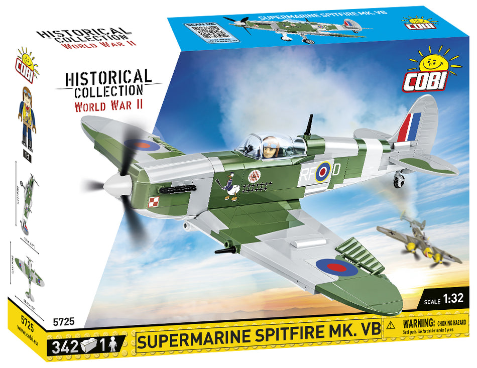 Cobi 342pcs HC WWII Supermarine Spitfire MKVB