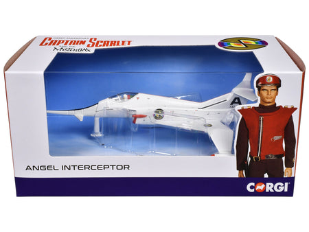 Angel Interceptor Aircraft "World Army Air Force" White "Captain Scarlet and the Mysterons" (1967-1968) TV Series Diecast Model by Corgi-Corgi-ModelCars.com