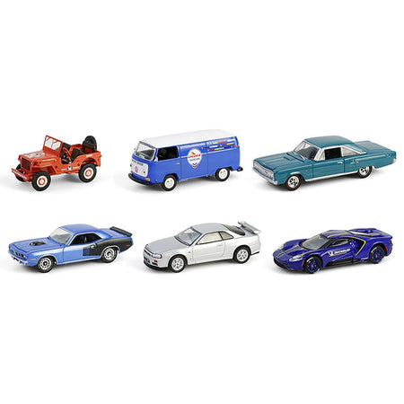 "Anniversary Collection" Set of 6 pieces Series 17 1/64 Diecast Model Cars by Greenlight-Greenlight-ModelCars.com