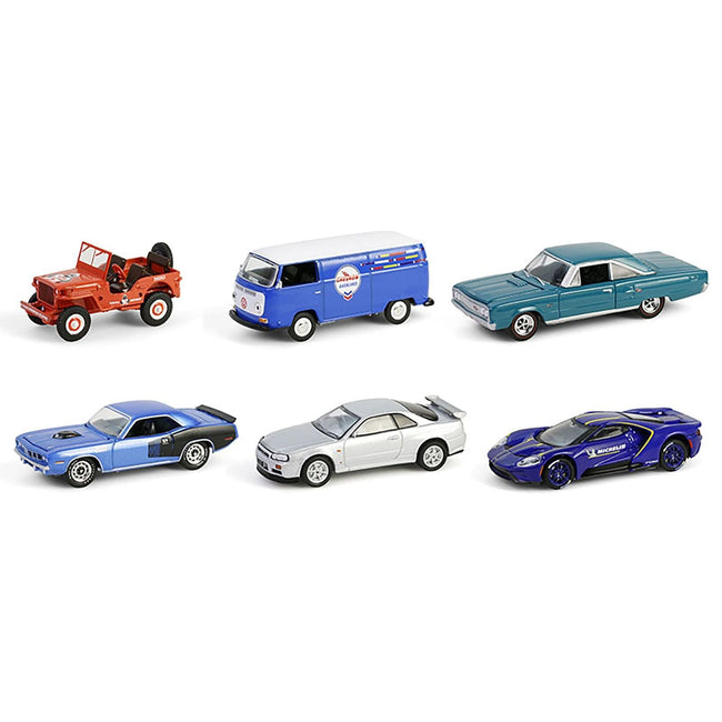 "Anniversary Collection" Set of 6 pieces Series 17 1/64 Diecast Model Cars by Greenlight-Greenlight-ModelCars.com