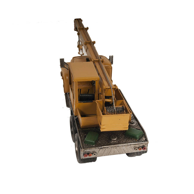 Metal Handmade Crane Truck Model
