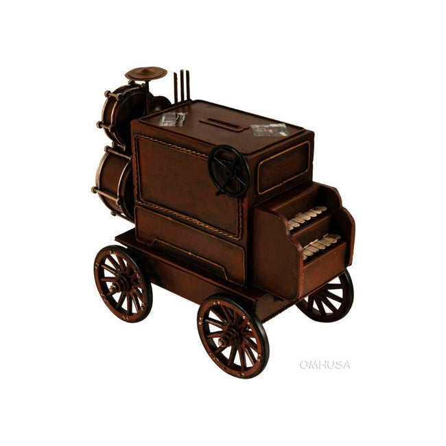 Metal Music Car Coin Bank Model