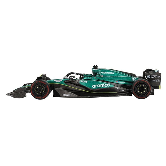 Aston Martin AMR24 #18 Lance Stroll Formula One F1 "Bahrain GP" (2024) Limited Edition 1/64 Diecast Model Car by Mini GT-Mini GT-ModelCars.com