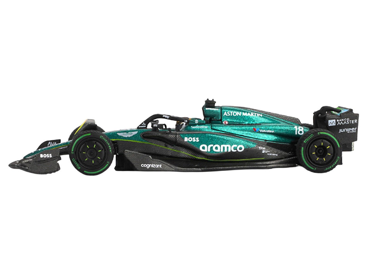 Aston Martin AMR24 18 Lance Stroll Formula One F1 "Canadian GP" (2024) Limited Edition 1/64 Diecast Model Car by Mini GT-Mini GT-ModelCars.com