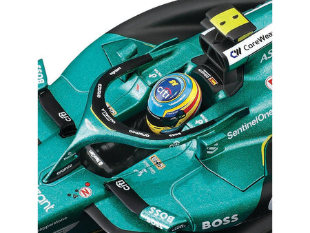 Aston Martin AMR25 14 Fernando Alonso "Aramco" Formula One F1 "World Championship" (2025) 1/24 Diecast Model Car by Bburago-Bburago-ModelCars.com