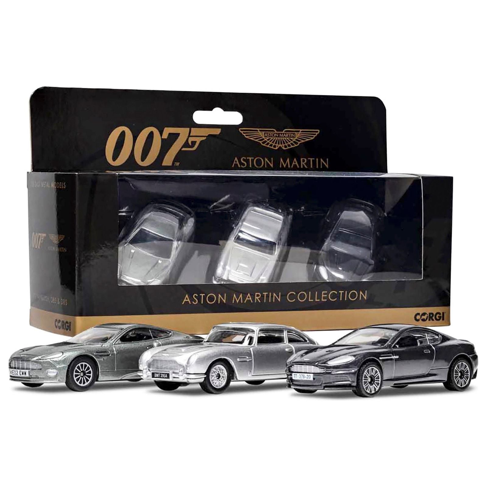 Aston Martin Collection "James Bond 007" Set of 3 Pieces Diecast Model Cars by Corgi - Corgi - ModelCars.com