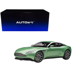 Aston Martin DB11 RHD (Right Hand Drive) Apple Tree Green Metallic 1/18 Model Car by Autoart