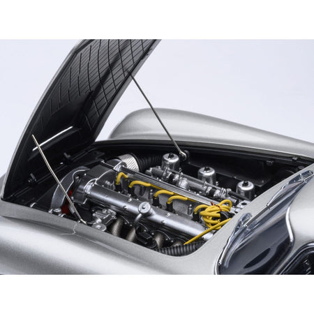 Aston Martin DB5 RHD (Right Hand Drive) Birch Silver 1/18 Model Car by Autoart - Autoart - ModelCars.com