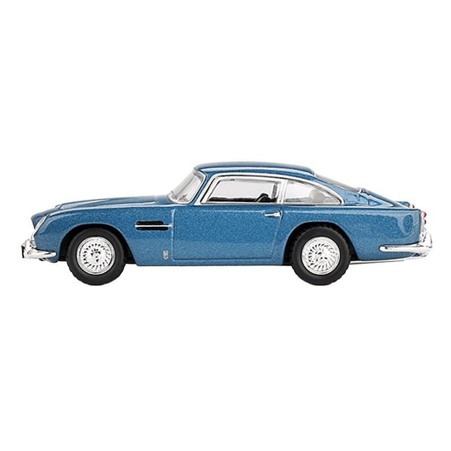 Aston Martin DB5 Sierra Blue Metallic Limited Edition 1/64 Diecast Model Car by Mini GT-Mini GT-ModelCars.com