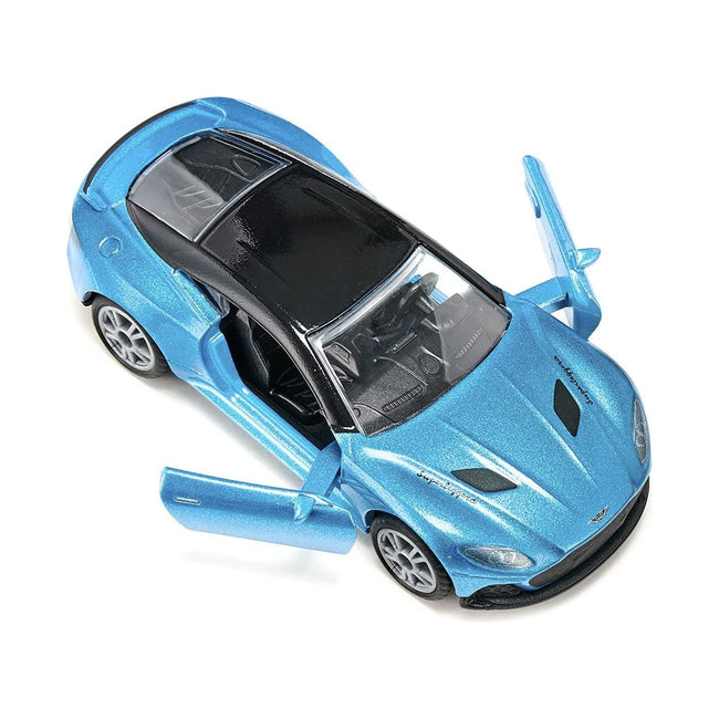 Aston Martin DBS Superleggera Blue Metallic with Black Top Diecast Model Car by Siku - SIKU - ModelCars.com