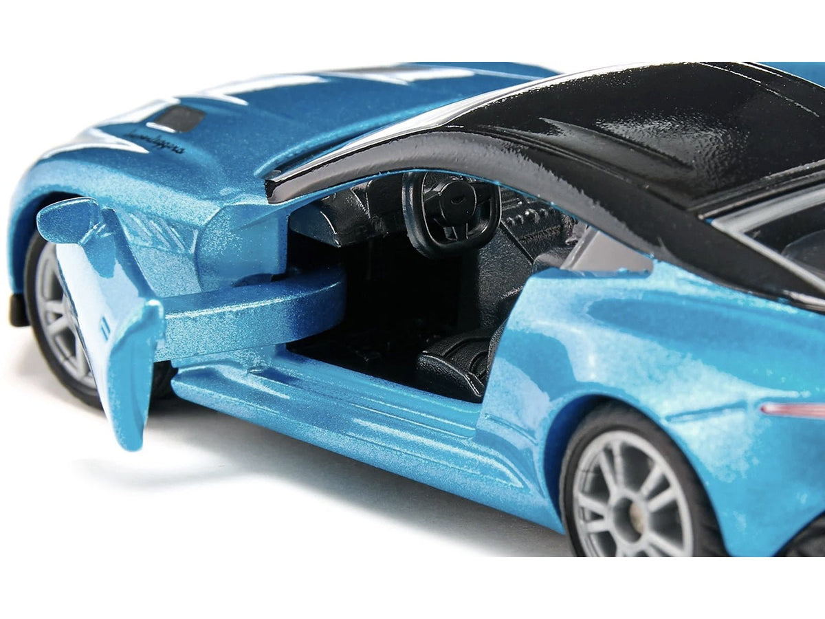 Aston Martin DBS Superleggera Blue Metallic with Black Top Diecast Model Car by Siku-SIKU-ModelCars.com