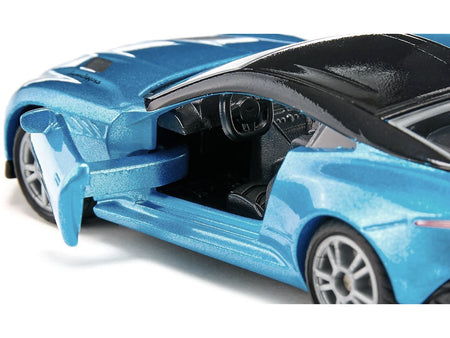 Aston Martin DBS Superleggera Blue Metallic with Black Top Diecast Model Car by Siku-SIKU-ModelCars.com
