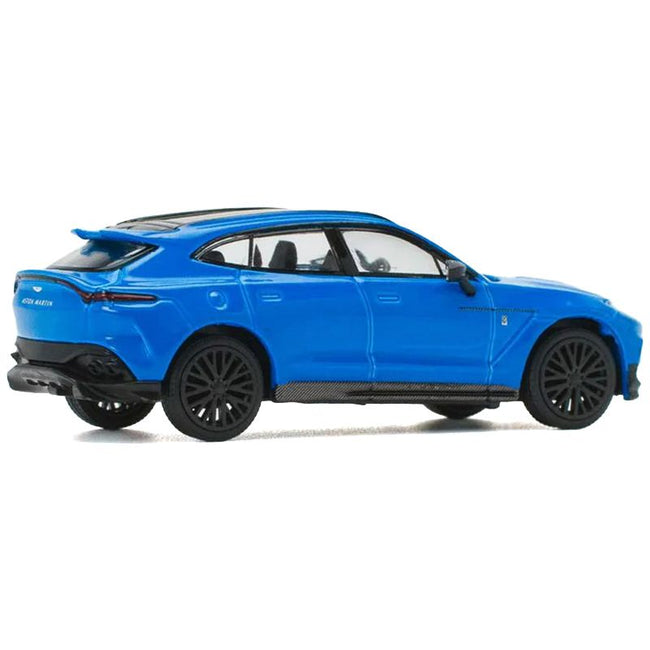 Aston Martin DBX 707 Blue with Black Top 1/64 Diecast Model Car by Pop Race - Pop Race - ModelCars.com