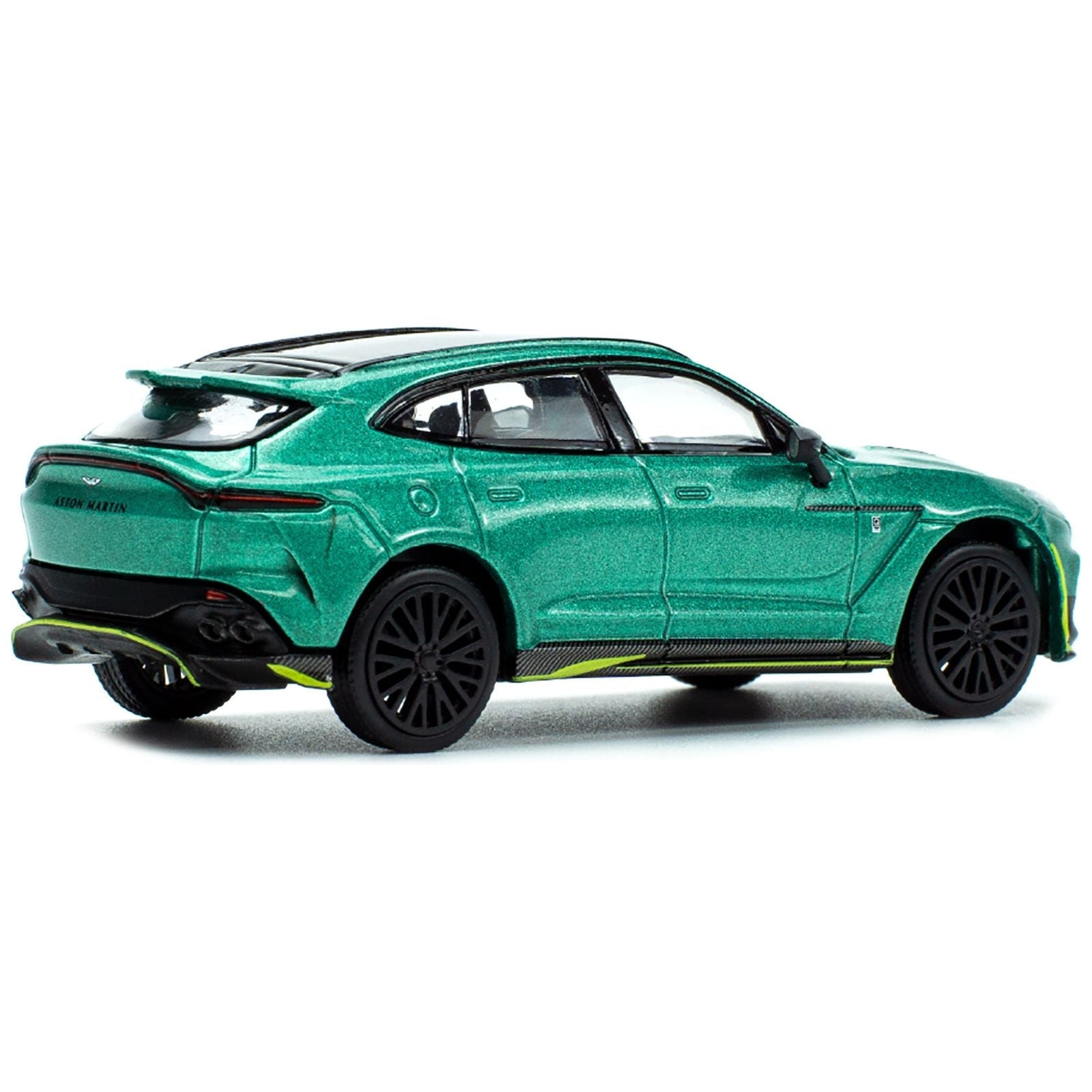 Aston Martin DBX Racing Green Metallic with Black Top 1/64 Diecast Model Car by Pop Race - Pop Race - ModelCars.com