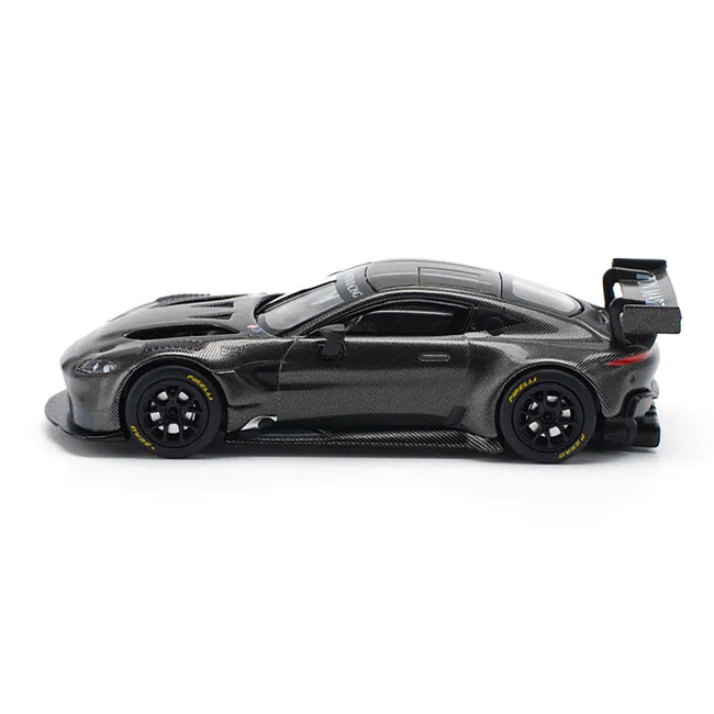 Aston Martin GT3 Carbon Edition 1/64 Diecast Model Car by Pop Race-Pop Race-ModelCars.com