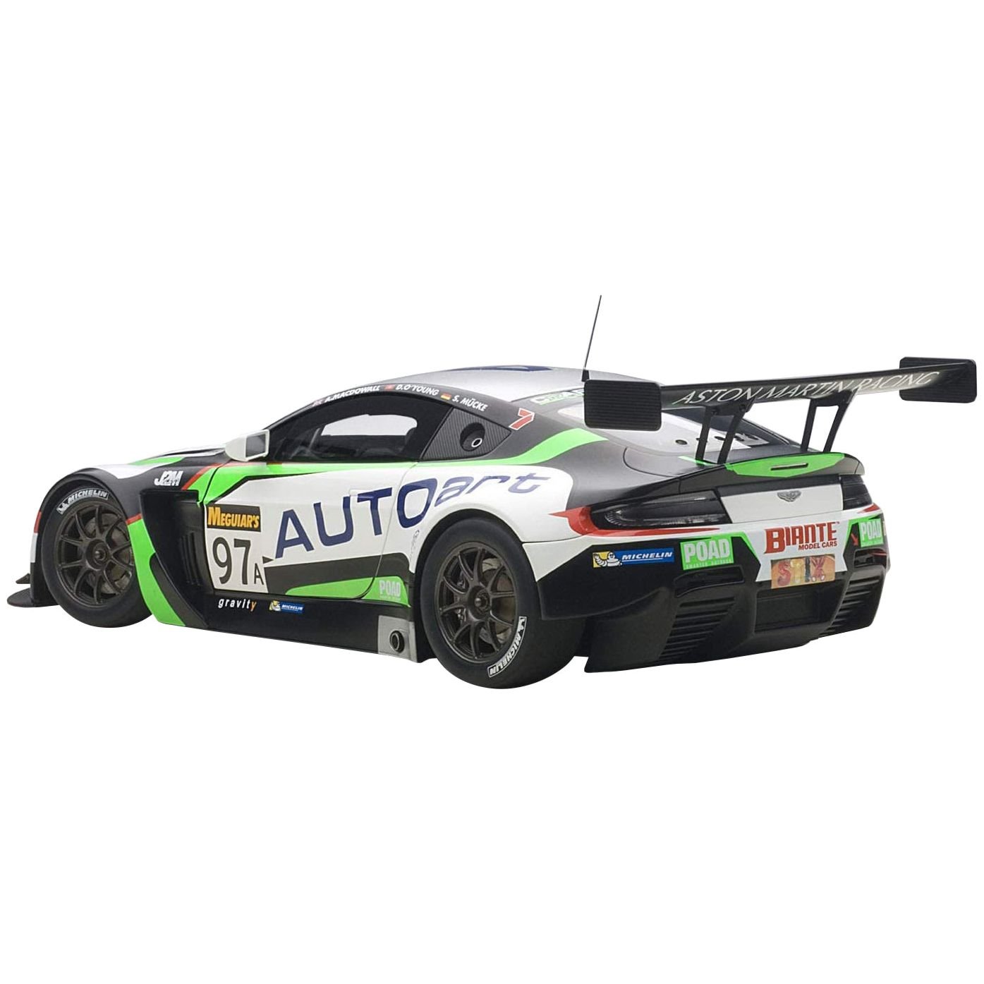 Aston Martin V12 Vantage Bathurst 12hour Endurance Race 2015 97 A. Macdowall / D. O'Young / S. Mucke 1/18 Model Car by Autoart - Autoart - ModelCars.com