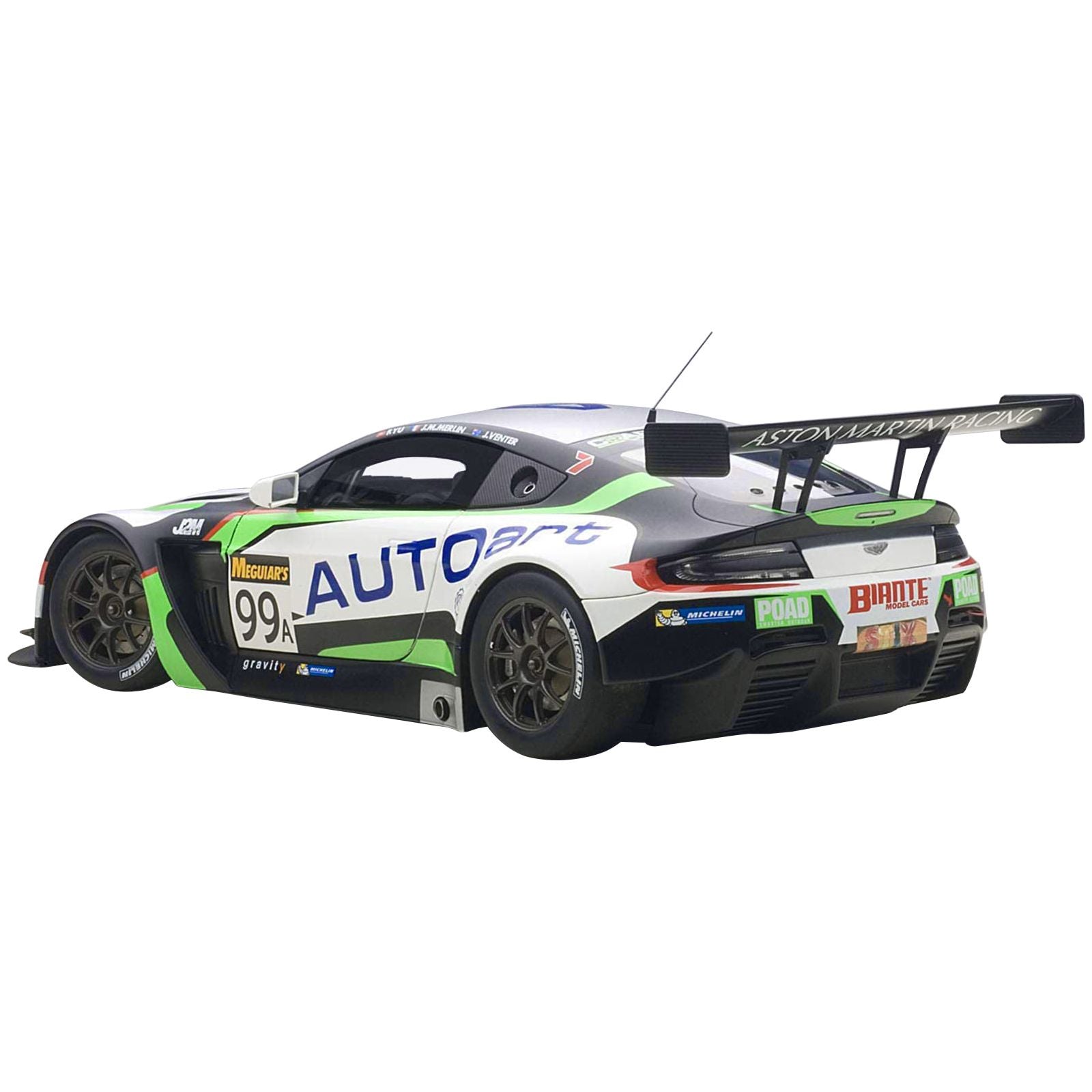 Aston Martin V12 Vantage Bathurst 12hour Endurance Race 2015 99 JM. Merlin / J. Venter / F. Yu 1/18 Model Car by Autoart - Autoart - ModelCars.com