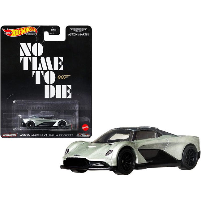 Aston Martin Valhalla Concept Light Green Metallic with Dark Green Top (James Bond 007) "No Time to Die" (2021) Movie Diecast Model Car by Hot Wheels - Hotwheels - ModelCars.com