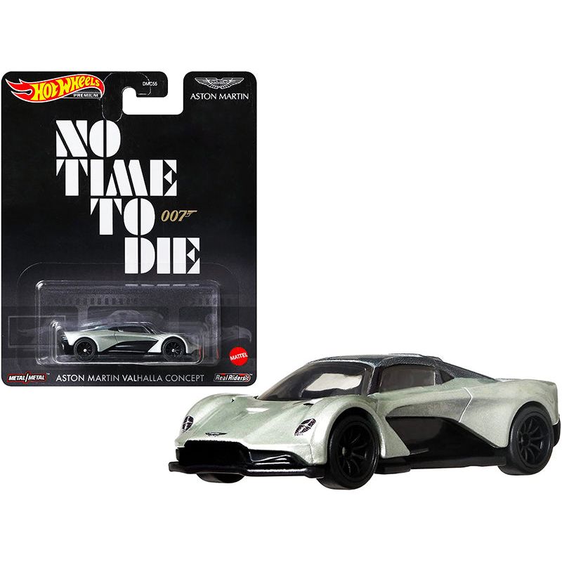 Aston Martin Valhalla Concept Light Green Metallic with Dark Green Top (James Bond 007) "No Time to Die" (2021) Movie Diecast Model Car by Hot Wheels-Hotwheels-ModelCars.com