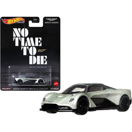 Aston Martin Valhalla Concept Light Green Metallic with Dark Green Top (James Bond 007) "No Time to Die" (2021) Movie Diecast Model Car by Hot Wheels-Hotwheels-ModelCars.com