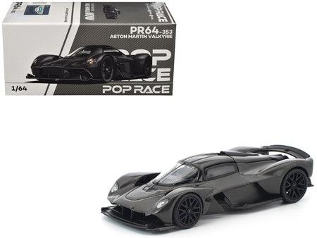 Aston Martin Valkyrie Carbon Fiber 1/64 Diecast Model Car by Pop Race-Pop Race-ModelCars.com