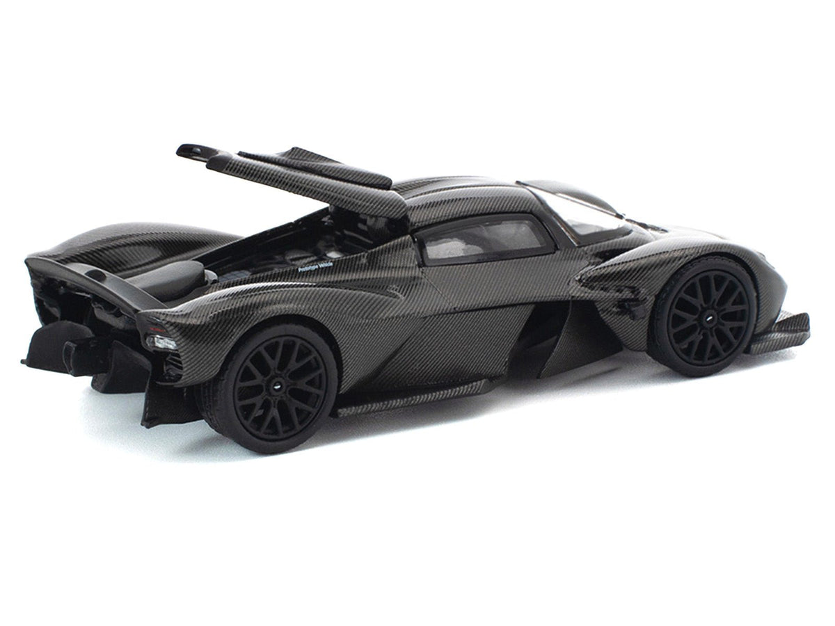 Aston Martin Valkyrie Carbon Fiber 1/64 Diecast Model Car by Pop Race-Pop Race-ModelCars.com