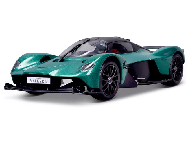 Aston Martin Valkyrie Green Metallic with Matt Black Top "Special Edition" Series 1/18 Diecast Model Car by Maisto-Maisto-ModelCars.com