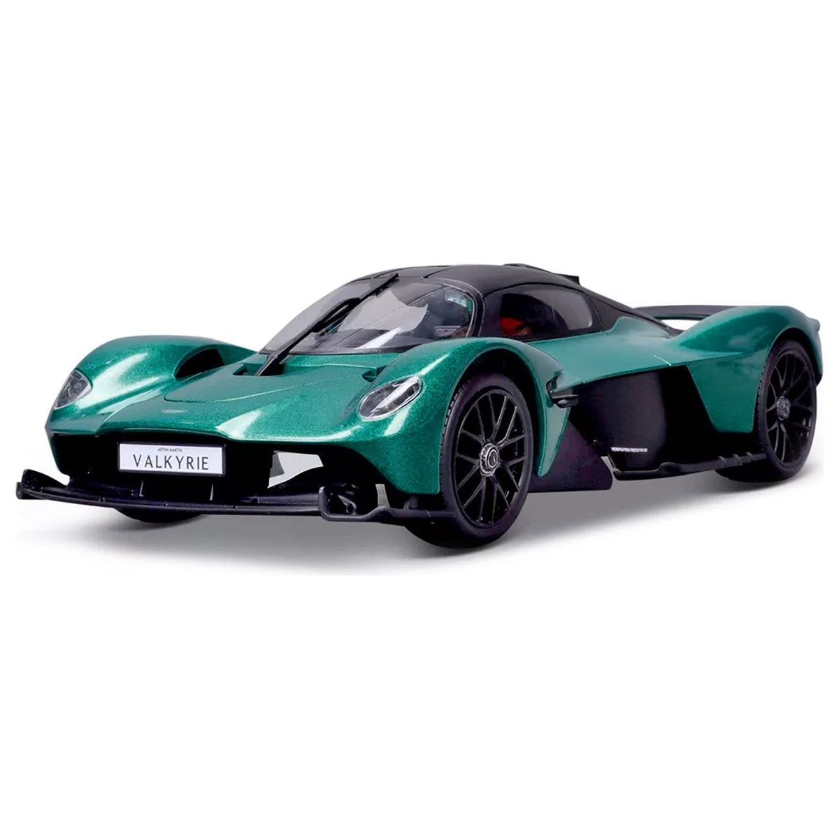 Aston Martin Valkyrie Green Metallic with Matt Black Top "Special Edition" Series 1/18 Diecast Model Car by Maisto-Maisto-ModelCars.com