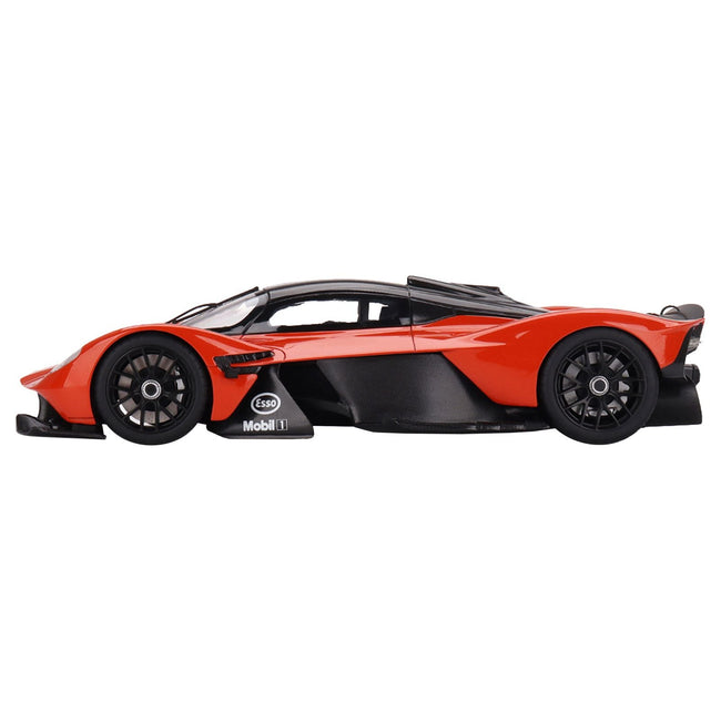 Aston Martin Valkyrie Maximum Orange with Black Top 1/18 Model Car by Top Speed - Top Speed - ModelCars.com