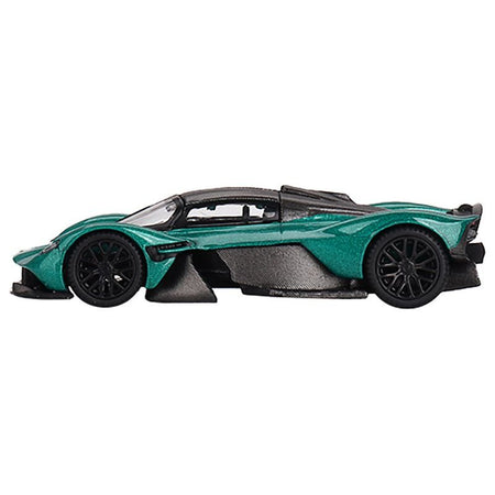 Aston Martin Valkyrie Racing Green Metallic Limited Edition to 3960 pieces Worldwide 1/64 Diecast Model Car by Mini GT - Mini GT - ModelCars.com