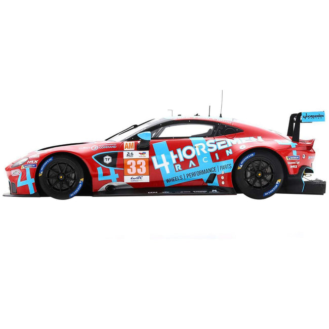 Aston Martin Vantage AMR 33 Ben Keating - Henrique Chaves - Marco Sorensen "TF Sport" GTE Am Winner "24 Hours of Le Mans" (2022) with Acrylic Display Case 1/18 Model Car by Spark - Spark - ModelCars.com