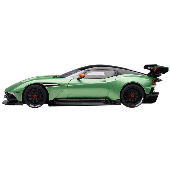 Aston Martin Vulcan Apple Tree Green Metallic with Orange Accents and Carbon Top 1/18 Model Car by Autoart - Autoart - ModelCars.com