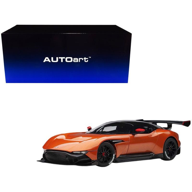 Aston Martin Vulcan Madagascar Orange with Carbon Top 1/18 Model Car by Autoart - Autoart - ModelCars.com