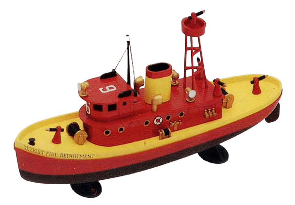 Atlantis 1/160 "Harbour Fire Department" Fire Boat Model Kit-Atlantis-ModelCars.com
