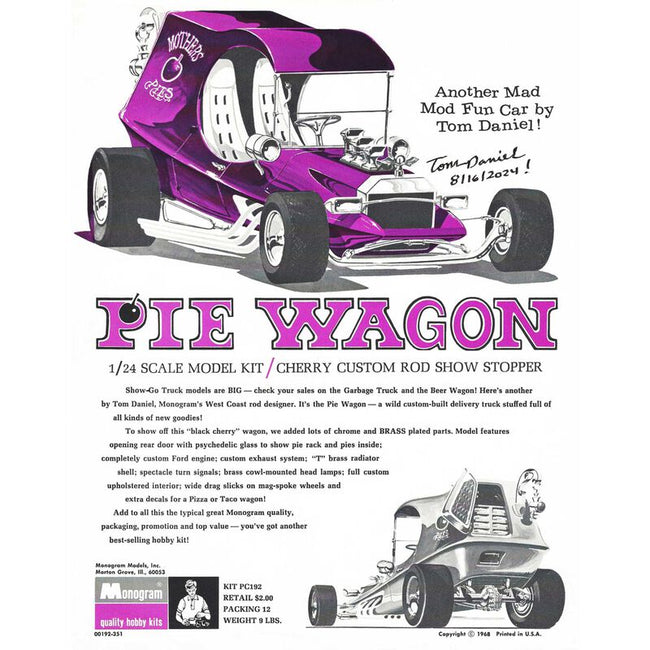 Atlantis 1/24 Tom Daniel's Pie Wagon Show Rod Model Kit-Atlantis-ModelCars.com