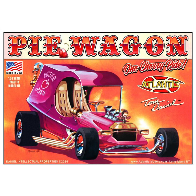 Atlantis 1/24 Tom Daniel's Pie Wagon Show Rod Model Kit-Atlantis-ModelCars.com